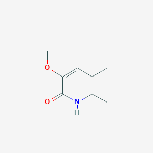 molecular formula C8H11NO2 B8665664 5,6-Dimethyl-3-methoxy-2-pyridone 