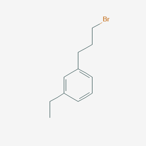 molecular formula C11H15Br B8665685 1-(3-Bromopropyl)-3-ethylbenzene 