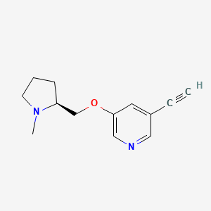 3-Ethynyl-5-{[(2S)-1-methyl-2-pyrrolidinyl]methoxy}pyridine