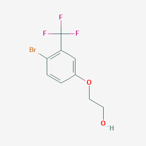 2-[4-Bromo-3-(trifluoromethyl)phenoxy]ethan-1-ol