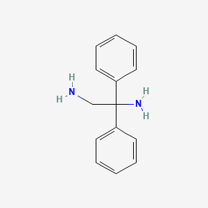 molecular formula C14H16N2 B8665738 1,1-Diphenylethane-1,2-diamine CAS No. 90155-46-7