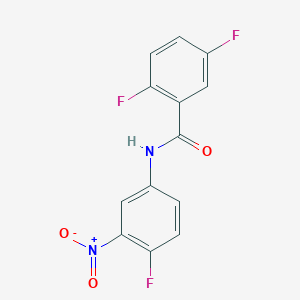 2,5-difluoro-N-(4-fluoro-3-nitrophenyl)benzamide