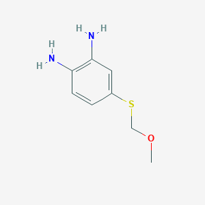 4-[(Methoxymethyl)sulfanyl]benzene-1,2-diamine