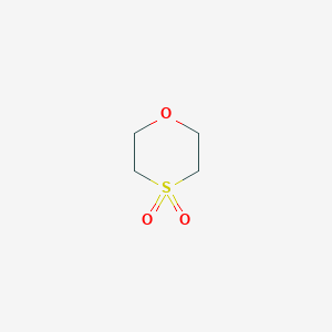 molecular formula C4H8O3S B086658 1,4-氧杂环丁烷，4,4-二氧化物 CAS No. 107-61-9