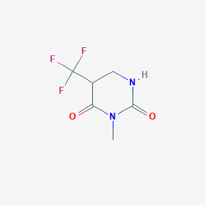 molecular formula C6H7F3N2O2 B8665802 3-Methyl-5-(trifluoromethyl)dihydropyrimidine-2,4(1H,3H)-dione CAS No. 85199-73-1