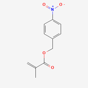 molecular formula C11H11NO4 B8665807 (4-Nitrophenyl)methyl 2-methylprop-2-enoate CAS No. 21954-99-4