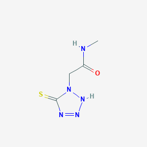 molecular formula C4H7N5OS B8665859 N-Methyl-2-(5-sulfanylidene-2,5-dihydro-1H-tetrazol-1-yl)acetamide CAS No. 61197-31-7