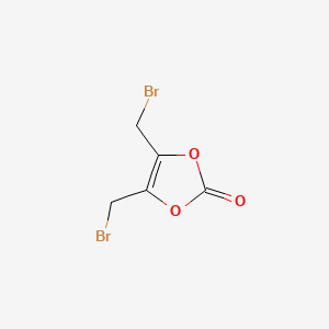 molecular formula C5H4Br2O3 B8665866 4,5-Bis(bromomethyl)-1,3-dioxol-2-one CAS No. 62458-19-9