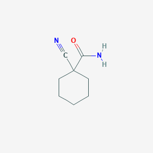 B8665868 1-Cyanocyclohexanecarboxamide CAS No. 437708-59-3