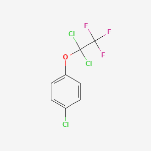 molecular formula C8H4Cl3F3O B8665870 1-Chloro-4-(1,1-dichloro-2,2,2-trifluoroethoxy)benzene CAS No. 102201-13-8
