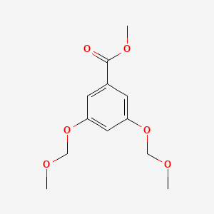 molecular formula C12H16O6 B8665890 Methyl 3,5-bis(methoxymethoxy)benzoate CAS No. 76280-59-6