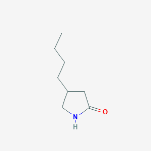 molecular formula C8H15NO B8665897 4-Butylpyrrolidin-2-one 