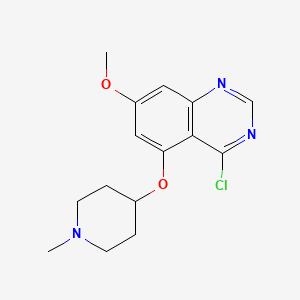 4-chloro-7-methoxy-5-[(1-methylpiperidin-4-yl)oxy]quinazoline