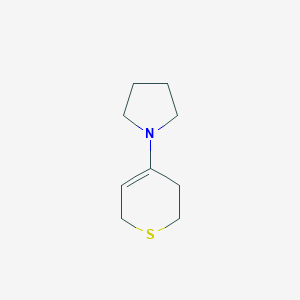 molecular formula C9H15NS B8665921 1-(3,6-dihydro-2H-thiopyran-4-yl)pyrrolidine CAS No. 3417-64-9