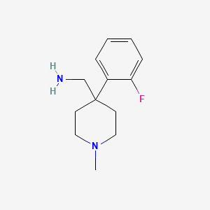 (4-(2-Fluorophenyl)-1-methylpiperidin-4-YL)methanamine