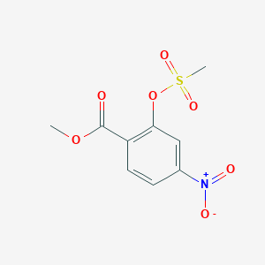 Methyl 2-[(methanesulfonyl)oxy]-4-nitrobenzoate