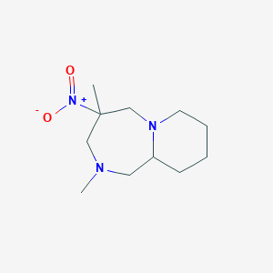 2,4-Dimethyl-4-nitrodecahydropyrido[1,2-a][1,4]diazepine