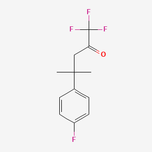 1,1,1-Trifluoro-4-(4-fluorophenyl)-4-methylpentan-2-one