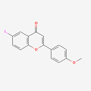 molecular formula C16H11IO3 B8666081 6-Iodo-4'-methoxyflavone CAS No. 1033-44-9