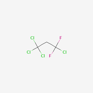 molecular formula C3H2Cl4F2 B8666144 1,1,1,3-Tetrachloro-3,3-difluoropropane CAS No. 460-89-9