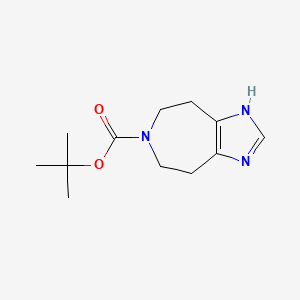 molecular formula C12H19N3O2 B8666196 tert-butyl 4,5,7,8-tetrahydroimidazo[4,5-d]azepine-6(1H)-carboxylate 