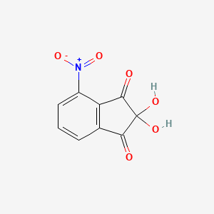 B8666336 1H-Indene-1,3(2H)-dione, 2,2-dihydroxy-4-nitro- CAS No. 80960-26-5