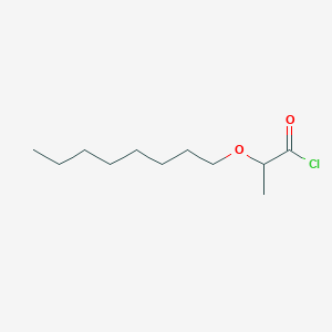B8666405 2-(Octyloxy)propanoyl chloride CAS No. 104632-06-6