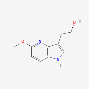 molecular formula C10H12N2O2 B8666625 2-(5-methoxy-1H-pyrrolo[3,2-b]pyridin-3-yl)ethanol 