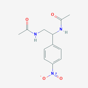 molecular formula C12H15N3O4 B8666656 N,N'-Diacetyl-1-(p-nitrophenyl)-ethylenediamine CAS No. 53641-62-6