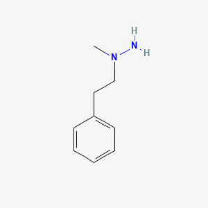 molecular formula C9H14N2 B8666694 1-Methyl-1-(2-phenylethyl)hydrazine 
