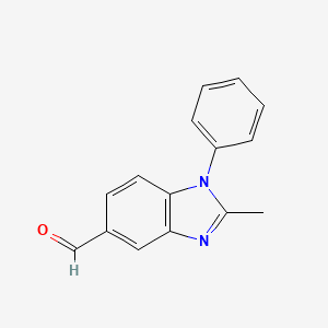 2-Methyl-1-phenyl-1H-benzimidazole-5-carbaldehyde