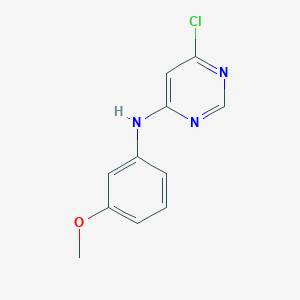 molecular formula C11H10ClN3O B8666750 6-chloro-N-(3-methoxyphenyl)pyrimidin-4-amine 