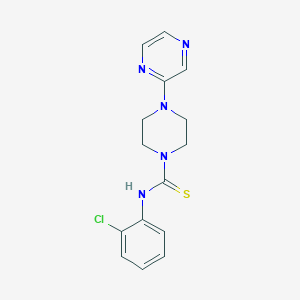 1-Piperazinecarbothioamide, N-(2-chlorophenyl)-4-pyrazinyl-