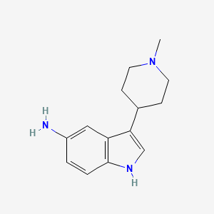 5-amino-3-(N-methylpiperidin-4-yl)-1H-indole