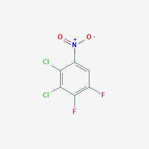 molecular formula C6HCl2F2NO2 B8666909 2,3-Dichloro-4,5-difluoro-1-nitrobenzene CAS No. 112062-57-4