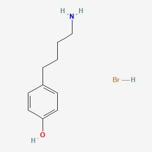 molecular formula C10H16BrNO B8666990 4-(4-aminobutyl)phenol Hydrobromide 