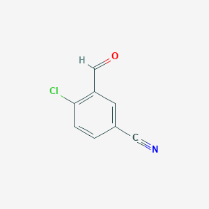 B008667 4-Chloro-3-formylbenzonitrile CAS No. 105191-41-1
