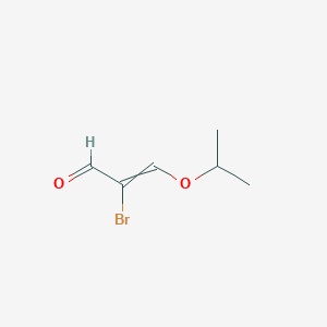 molecular formula C6H9BrO2 B8667050 2-Bromo-3-isopropoxy-propenal 