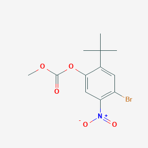 Methyl (2-tert-butyl-4-bromo-5-nitrophenyl) carbonate