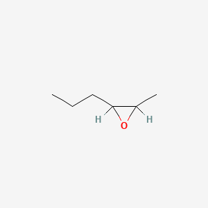 molecular formula C6H12O B8667186 Hexane, 2,3-epoxy-, cis- CAS No. 6124-90-9