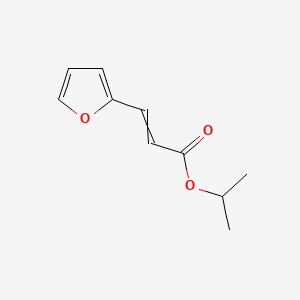 molecular formula C10H12O3 B8667200 Propan-2-yl 3-(furan-2-yl)prop-2-enoate CAS No. 72987-57-6