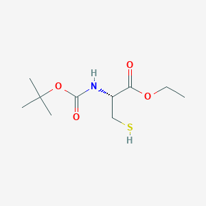 molecular formula C10H19NO4S B8667248 N-Boc-L-cysteine ethyl ester 