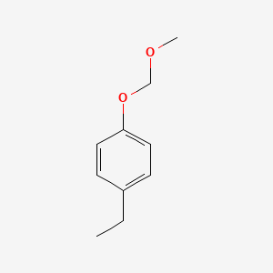 molecular formula C10H14O2 B8667261 1-Ethyl-4-(methoxymethoxy)benzene 