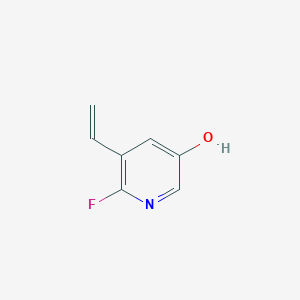 molecular formula C7H6FNO B8667338 5-Ethenyl-6-fluoropyridin-3-ol CAS No. 209329-09-9