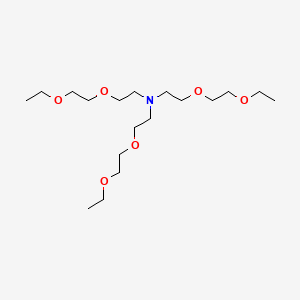 molecular formula C18H39NO6 B8667376 Tris(2-(2-ethoxyethoxy)ethyl)amine CAS No. 75888-21-0