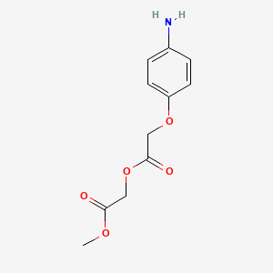 molecular formula C11H13NO5 B8667467 (4-Amino-phenoxy)-acetic Acid Methoxycarbonylmethyl Ester 