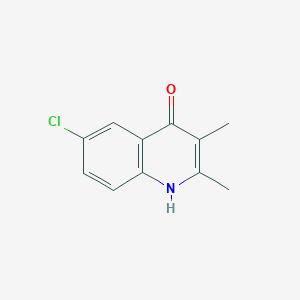 molecular formula C11H10ClNO B8667512 6-Chloro-2,3-dimethylquinolin-4-ol 