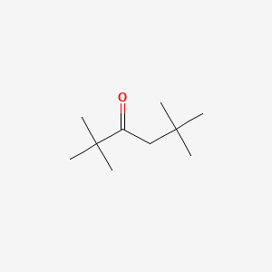 molecular formula C10H20O B8667714 2,2,5,5-Tetramethyl-3-hexanone CAS No. 868-91-7