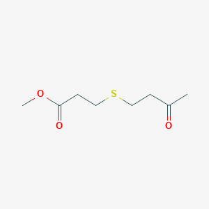 Methyl 3-[(3-oxobutyl)thio]propanoate
