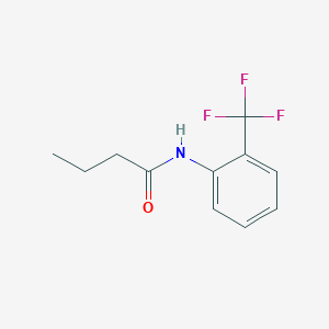 molecular formula C11H12F3NO B8667774 N-[2-(trifluoromethyl)phenyl]butanamide CAS No. 1978-66-1